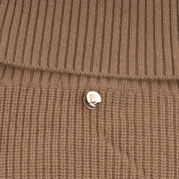 100% Cashmere Polo Poncho Hazel