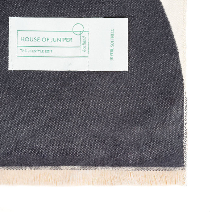 Leaf Super Soft Stole Black Mix