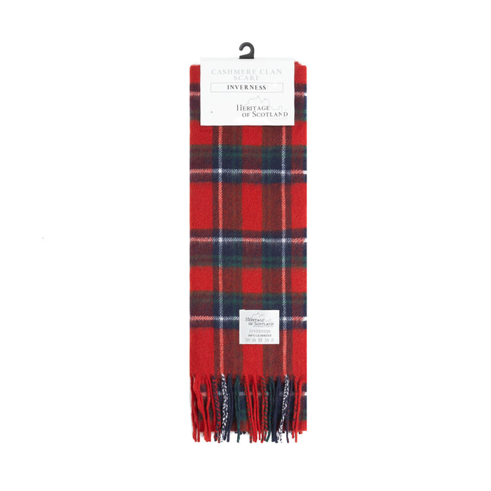 Cashmere Scottish Tartan Clan Scarf Inverness