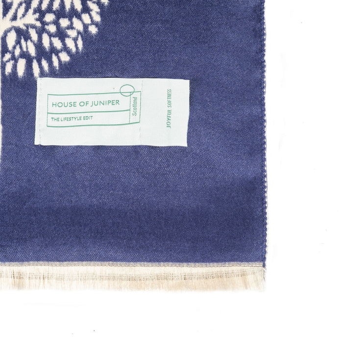 Original Tree Super Soft Stole Navy/Cream