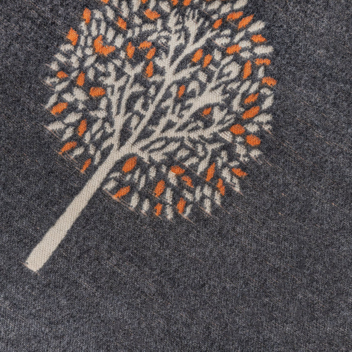 Mini Tree Super Soft Stole Orange/Grey