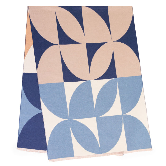 Leaf Super Soft Cape Navy/Natural