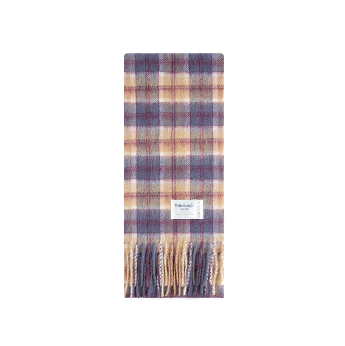 Lambswool Tartan Mini Scarf Bannockbane Navy