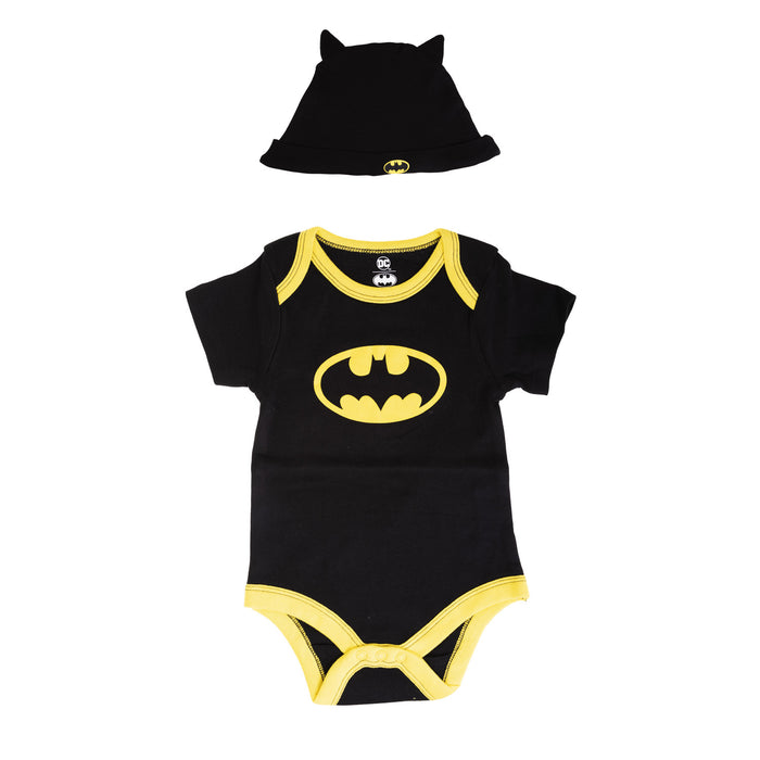 Batman Babygrow + Hat