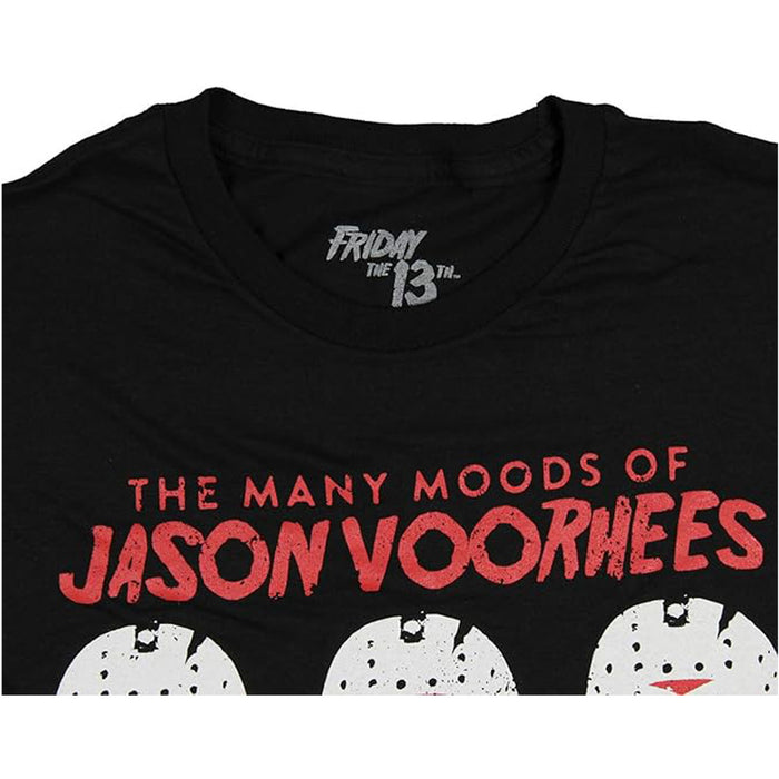 Moods Of Jason Vorhees Adult T-Shirt