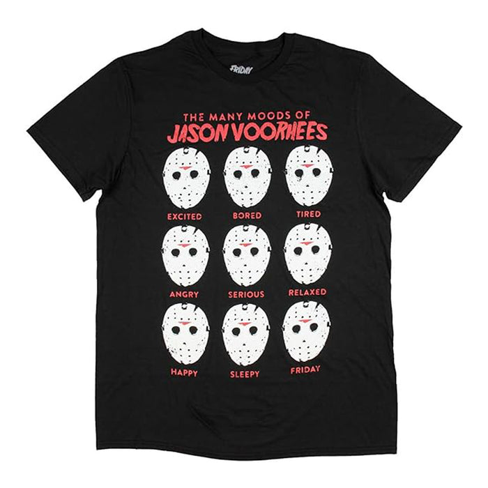 Moods Of Jason Vorhees Adult T-Shirt