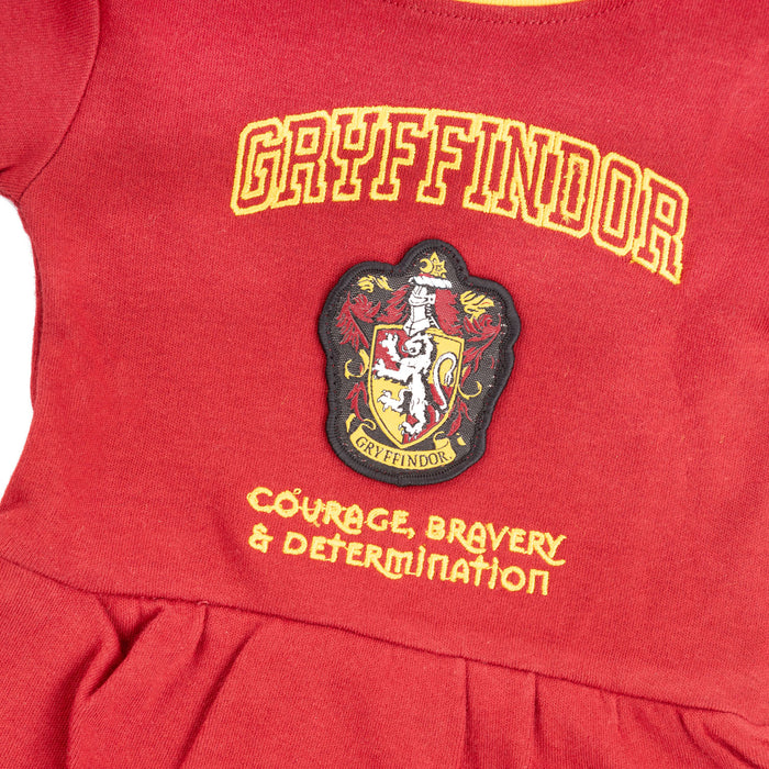 Gryffindor Baby Grow With Skirt