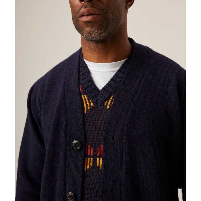 Makers Stitch Cardigan Navy
