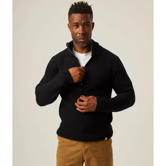 Birchall Zip Neck Black