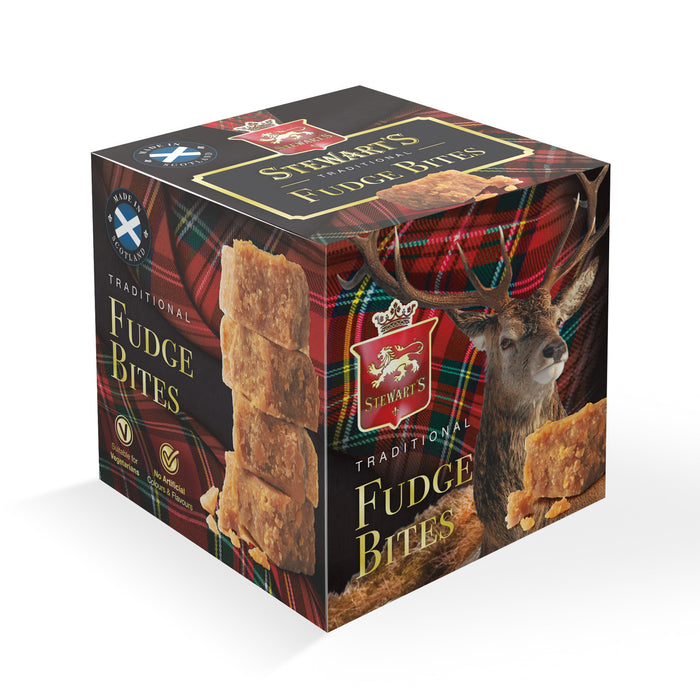 Stewart's Tartan Fudge Cube Box