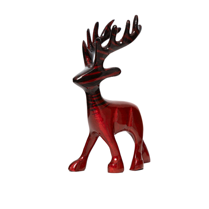 Brushed Red Stag Large 14Cm