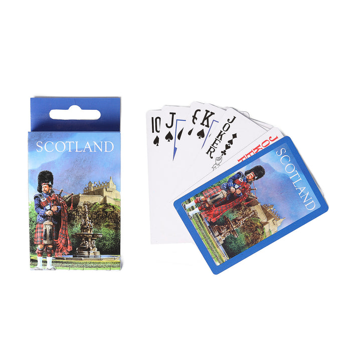 Scotland Piper Scene Playing Cards