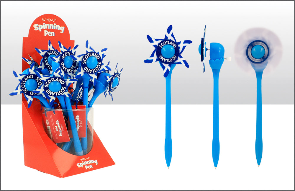 Scotland Saltire Flag Windmill Pen