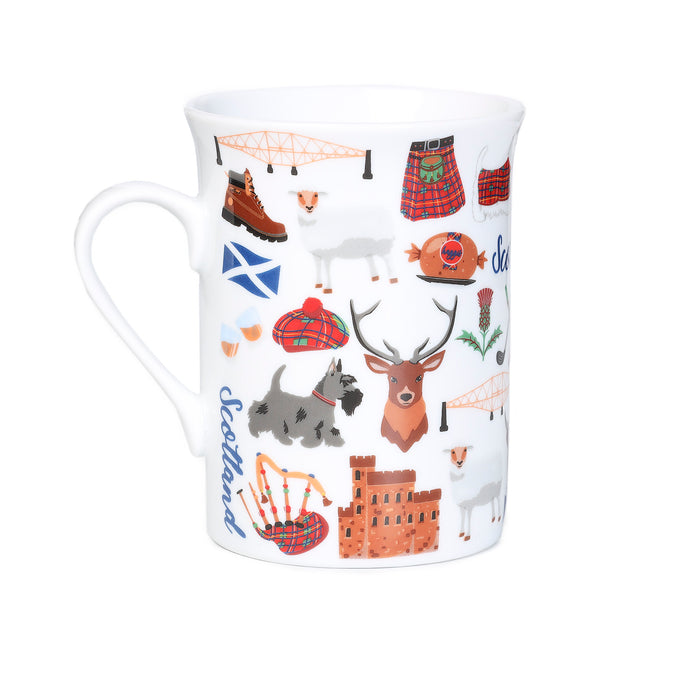 Scotland Icons Lippy Mug