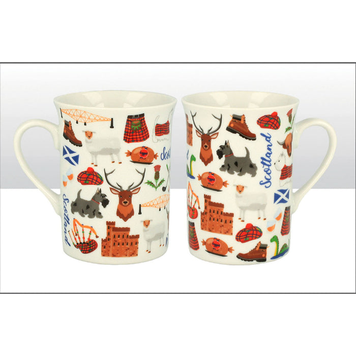 Scotland Icons Lippy Mug