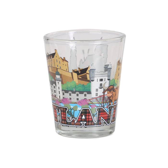 Scotland & Saltire Shield Skyline Shot