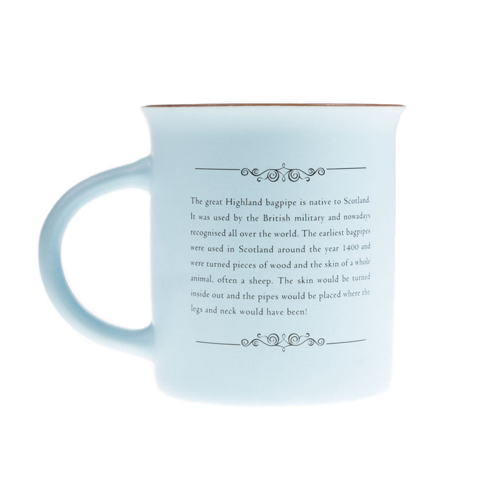 Scotland Piper Bone China Mug Matt