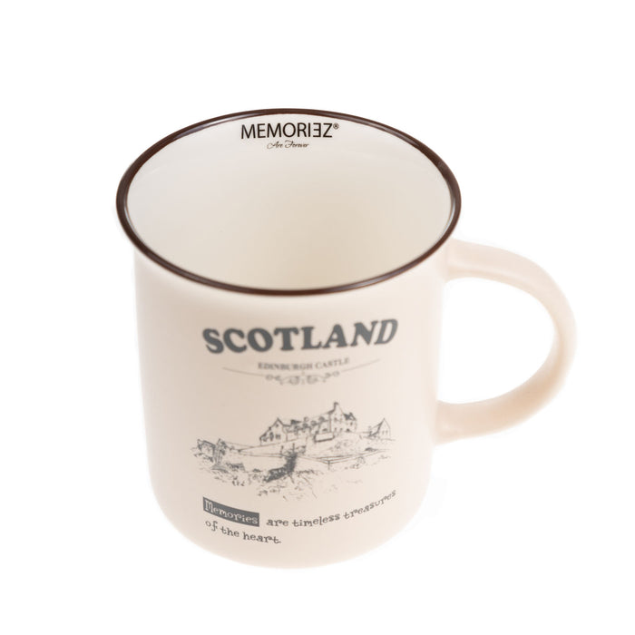 Scotland Castle Bone China Mug Matt