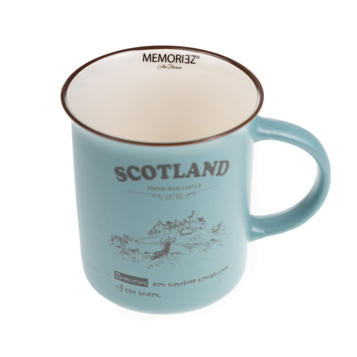 Scotland Castle Bone China Mug Matt