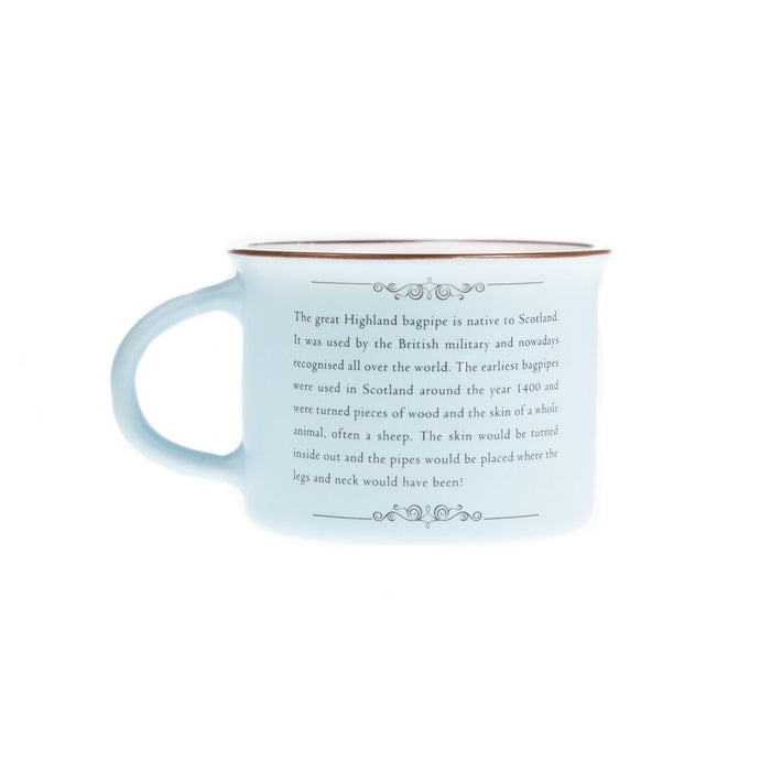 Scotland Piper Bone China Mug Matt