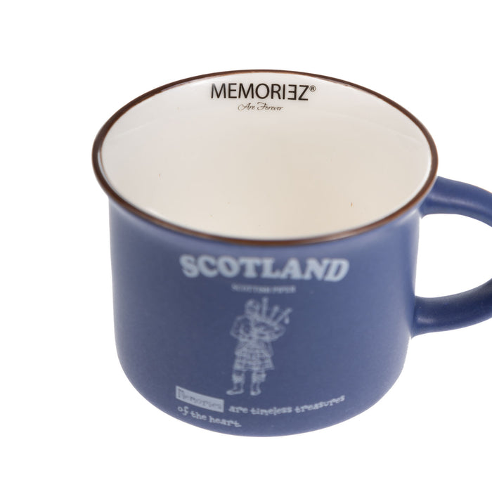 Scotland Piper Bone China Mug Matt