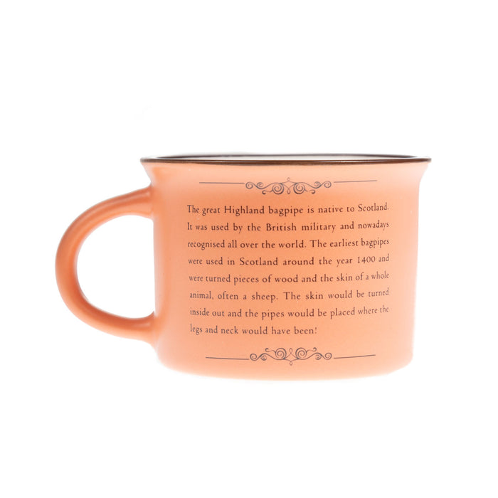 Scotland Piper Bone China Mug Matt