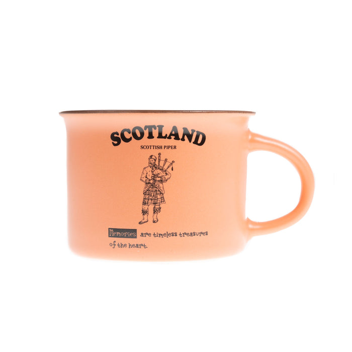 Scotland Piper Bone China Mug Matt