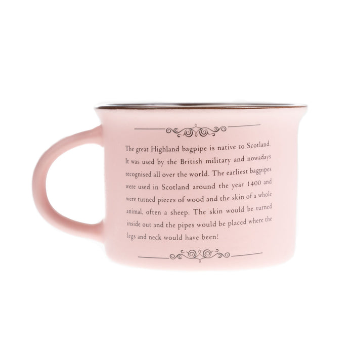 Scotland Piper Bone China Mug Matt