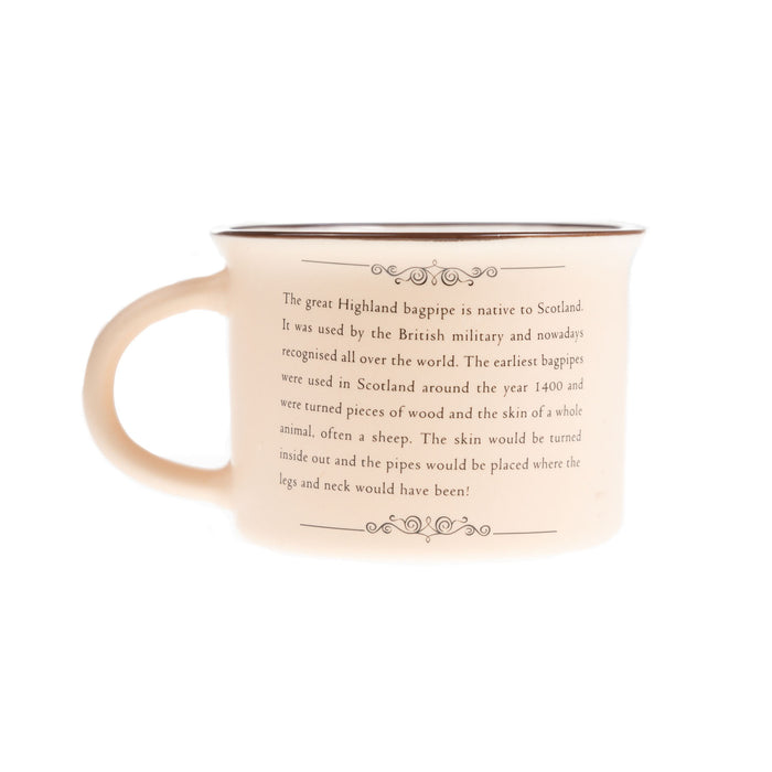 Scotland Piper Bone China Mug Matt