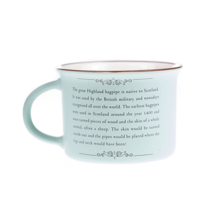 Scotland Piper Bone China Mug Matt