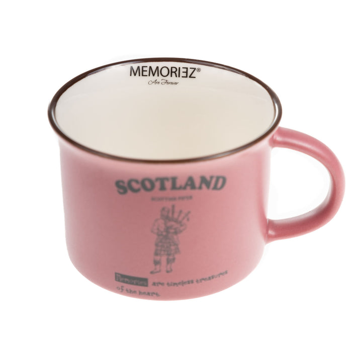 Scotland Piper Bone China Mug Matt