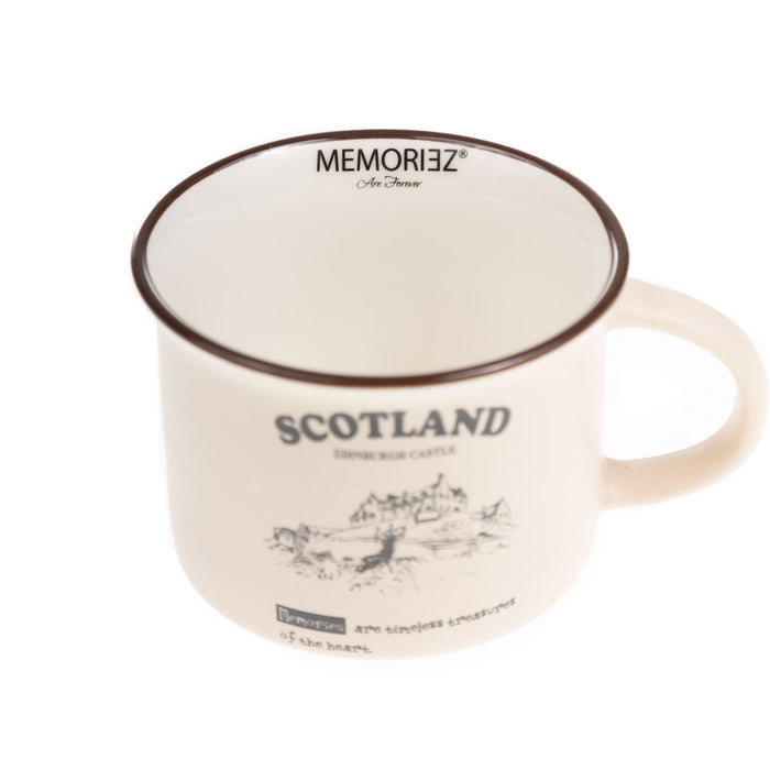 Scotland Castle Bone China Mug Matt