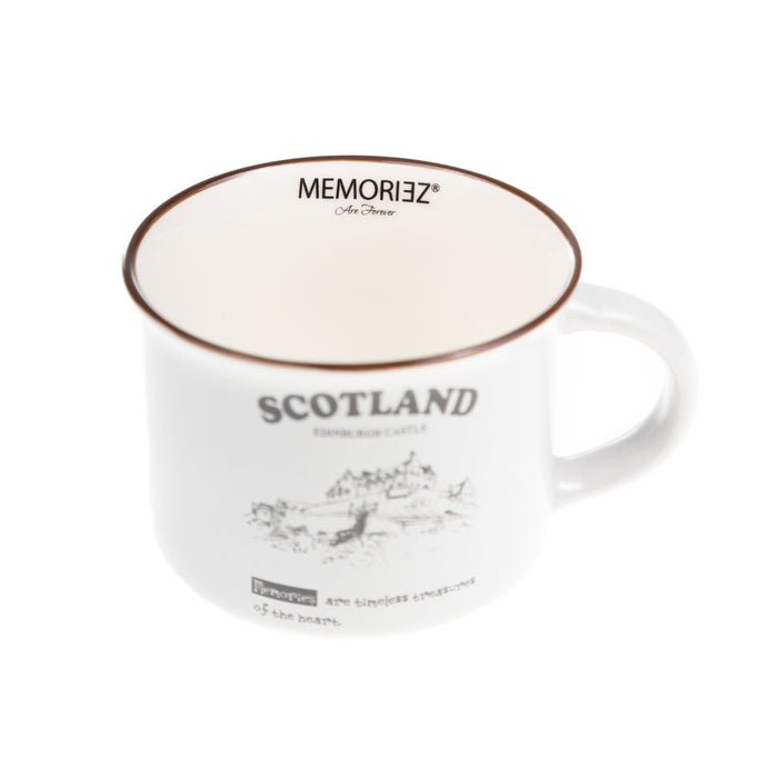 Scotland Castle Bone China Mug Matt