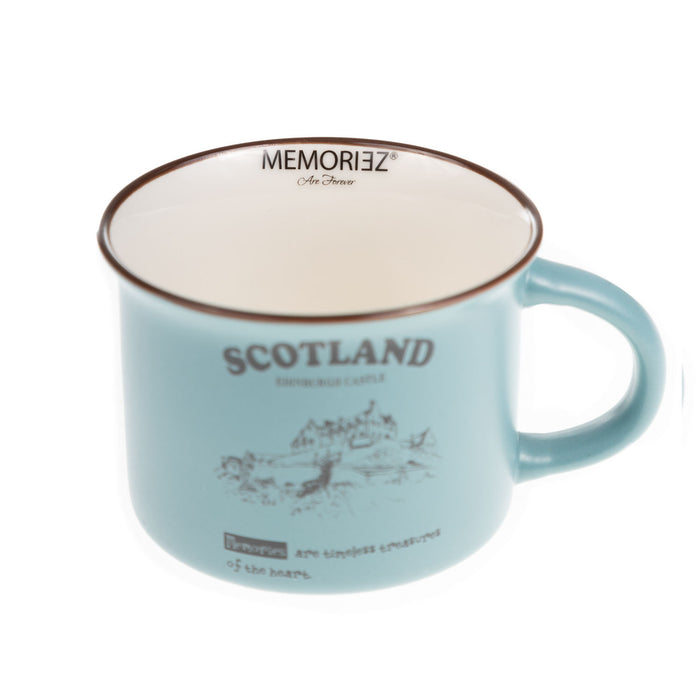 Scotland Castle Bone China Mug Matt
