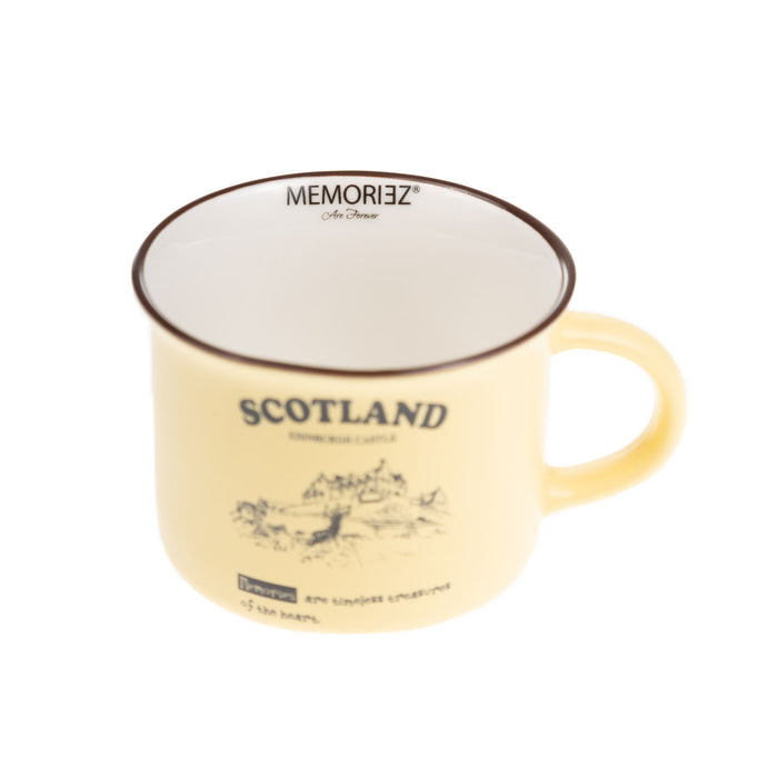 Scotland Castle Bone China Mug Matt
