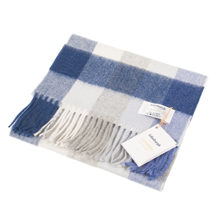 Edinburgh Cashmere Scarf Forrester Black Blue