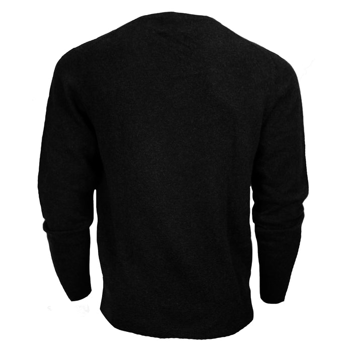 Men's Dunedin Cashmere 100% Cashmere Cr  Charcoal