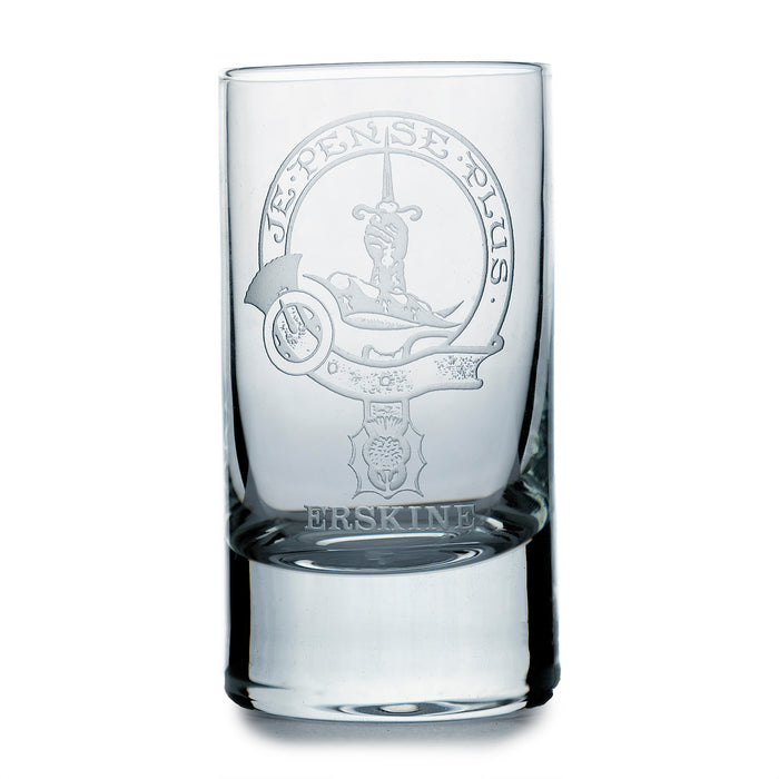 Collins Crystal Clan Shot Glass Erskine