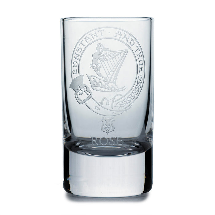 Collins Crystal Clan Shot Glass Rose