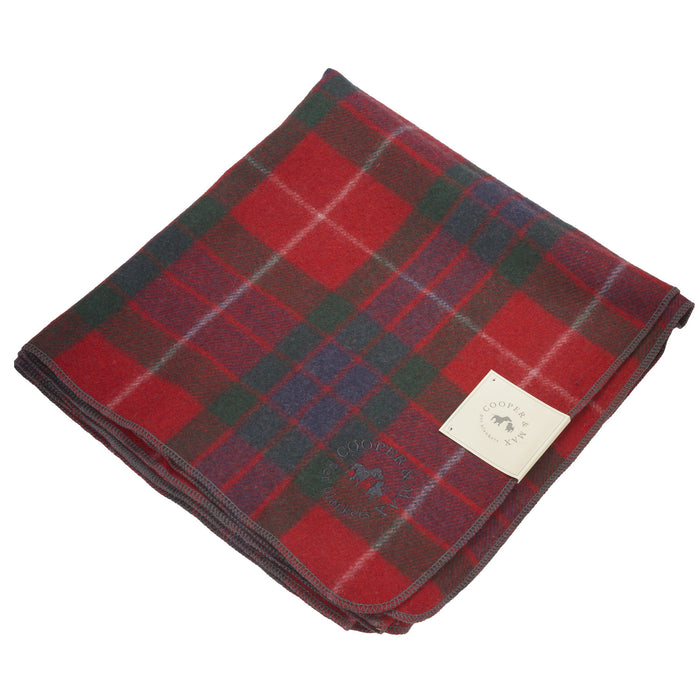 Tartan Pet Blanket Fraser Red