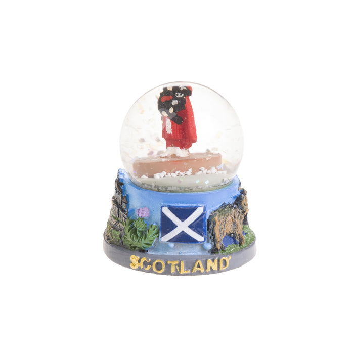 Gb Scotland Snowglobe Magnet