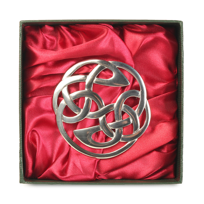 Lindisfarne Plaid Brooch