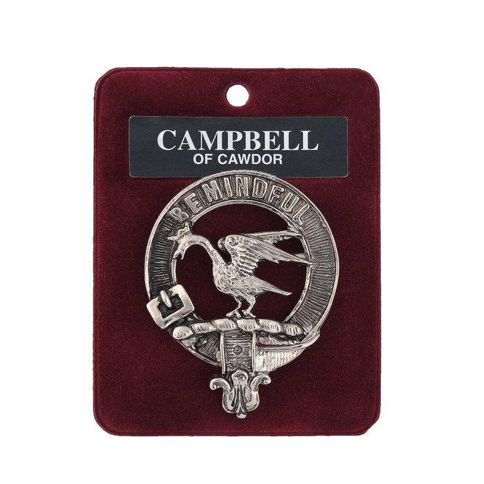 Art Pewter Clan Badge 1.75" Campbell Of Cawdor