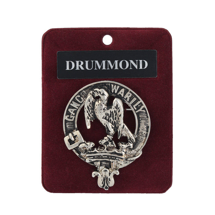 Art Pewter Clan Badge 1.75" Drummond