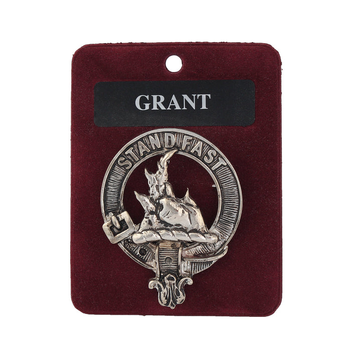 Art Pewter Clan Badge 1.75" Grant