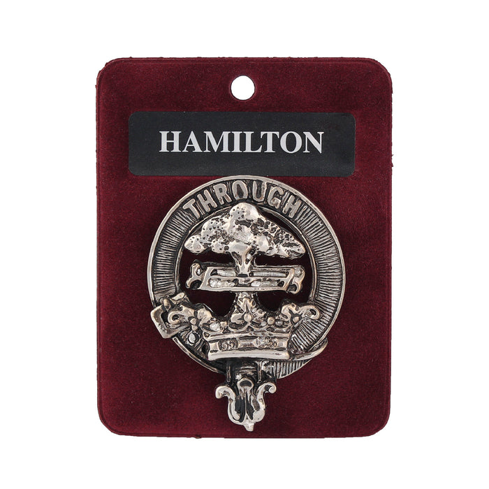Art Pewter Clan Badge 1.75" Hamilton