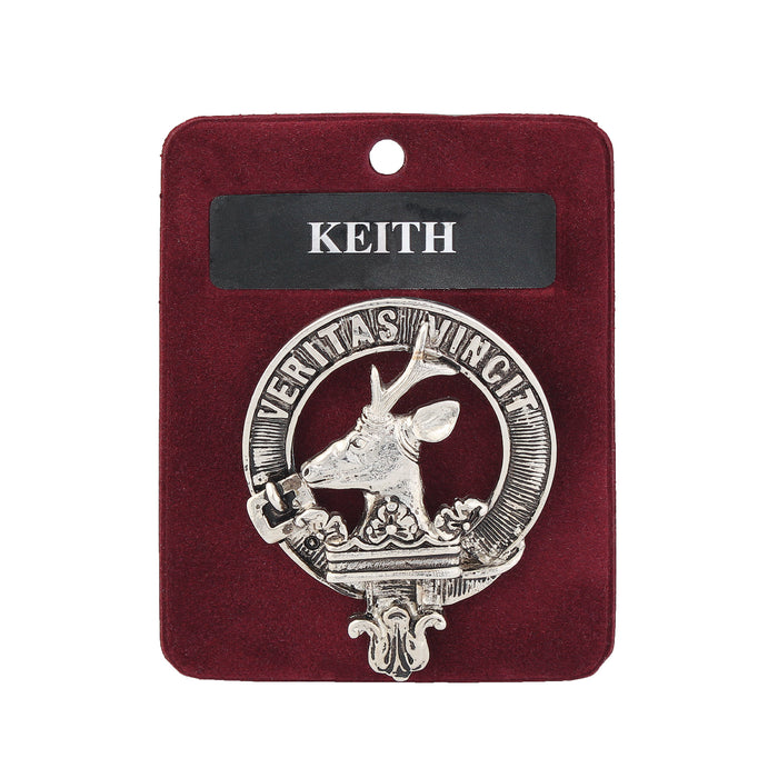 Art Pewter Clan Badge 1.75" Keith