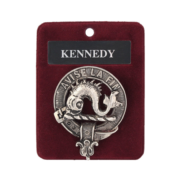 Art Pewter Clan Badge 1.75" Kennedy
