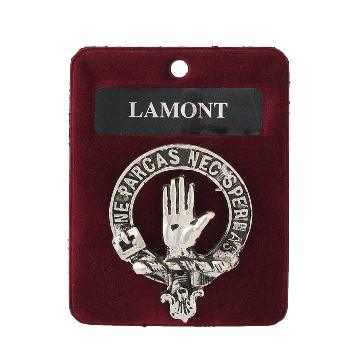 Art Pewter Clan Badge 1.75" Lamont