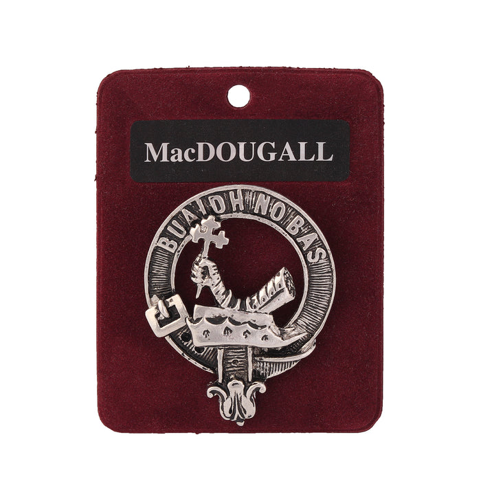 Art Pewter Clan Badge 1.75" Macdougall